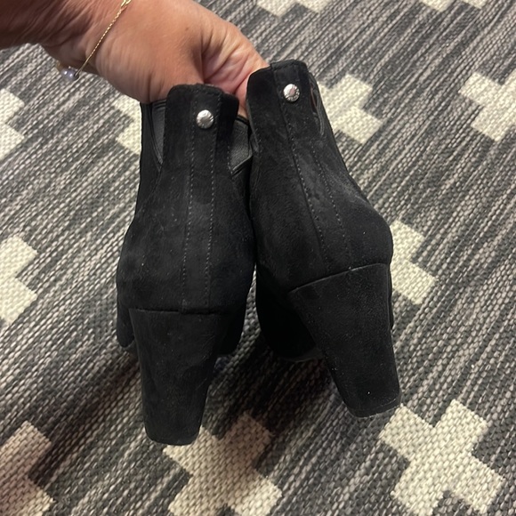 BCBG Black Suede Boots Size 7 - Picture 3 of 5